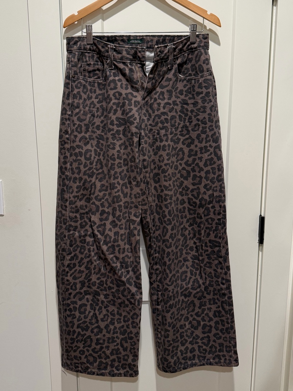 Leopard Print Jeans